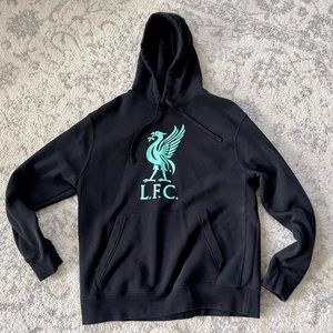 Nike Fleece Pullover LIVERPOOL FC Soccer Hoodie L